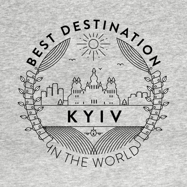 Kyiv Minimal Badge Design by kursatunsal